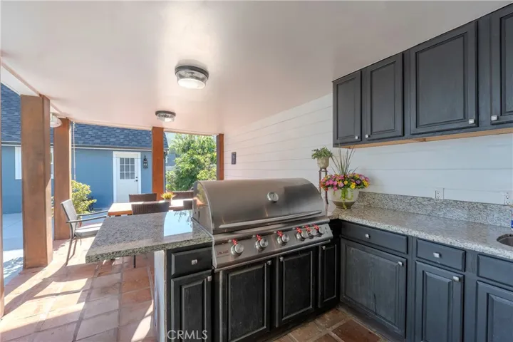 Backyard Covered Kitchen