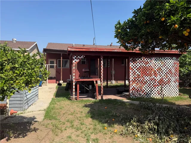 Back of Front house