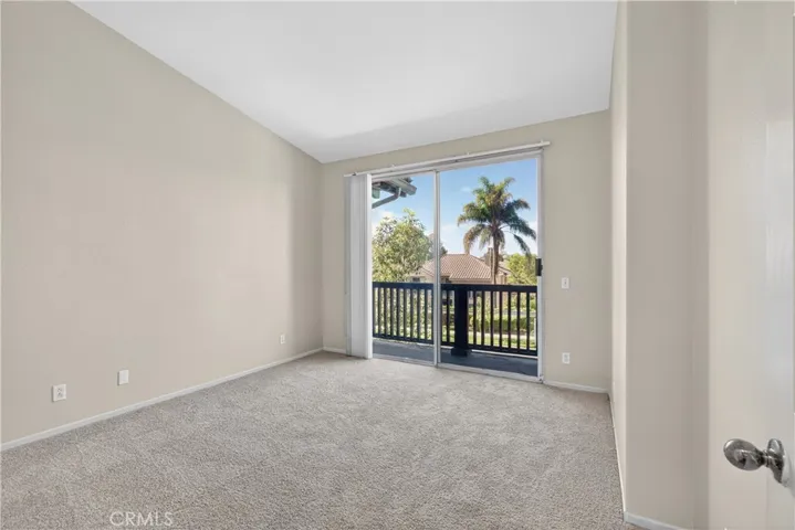 Bedroom with balcony