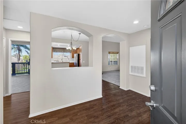 Upon entry, turning right leads to master bedroom