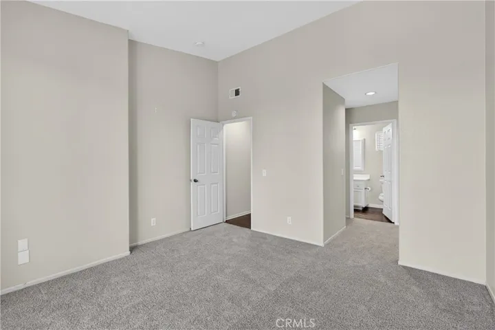 Bedroom has access to bathroom