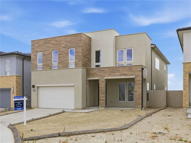 Front Elevation: Merle Mid-Century Modern - Skylar II Collection at Valencia FivePoint - Homesite 30