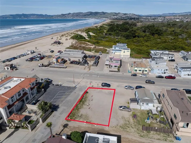 316 Pier Ave is the corner lot only. outlined in red. The interior lot is not available. red outlines may not be exact. There is a survey of record.