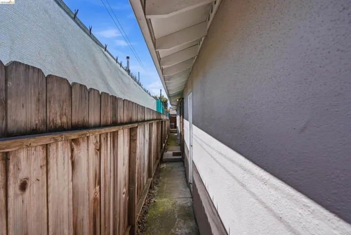 View of property exterior featuring stucco siding