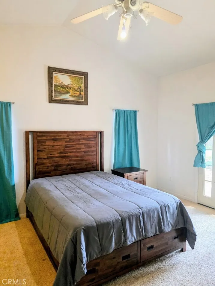 MASTER BEDROOM WITH HIGH CEILINGS