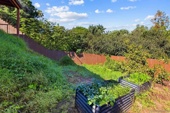 Lower Patio level - Great for garden or Pickleball Court!