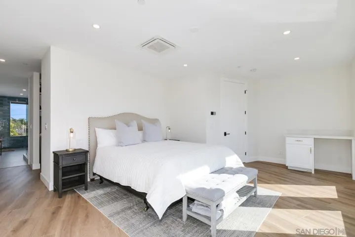 Primary Bedroom on second floor with views of San Diego!