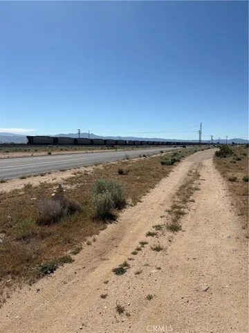 Looking South with view of RR Tracks