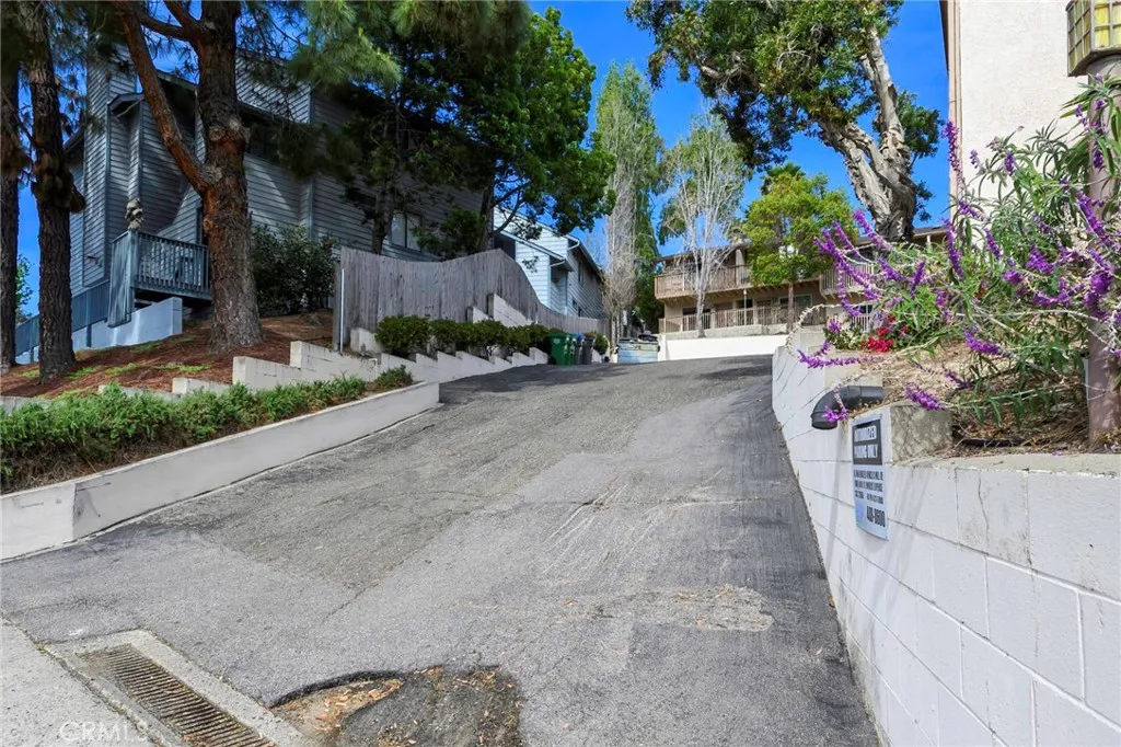 Entrance to complex