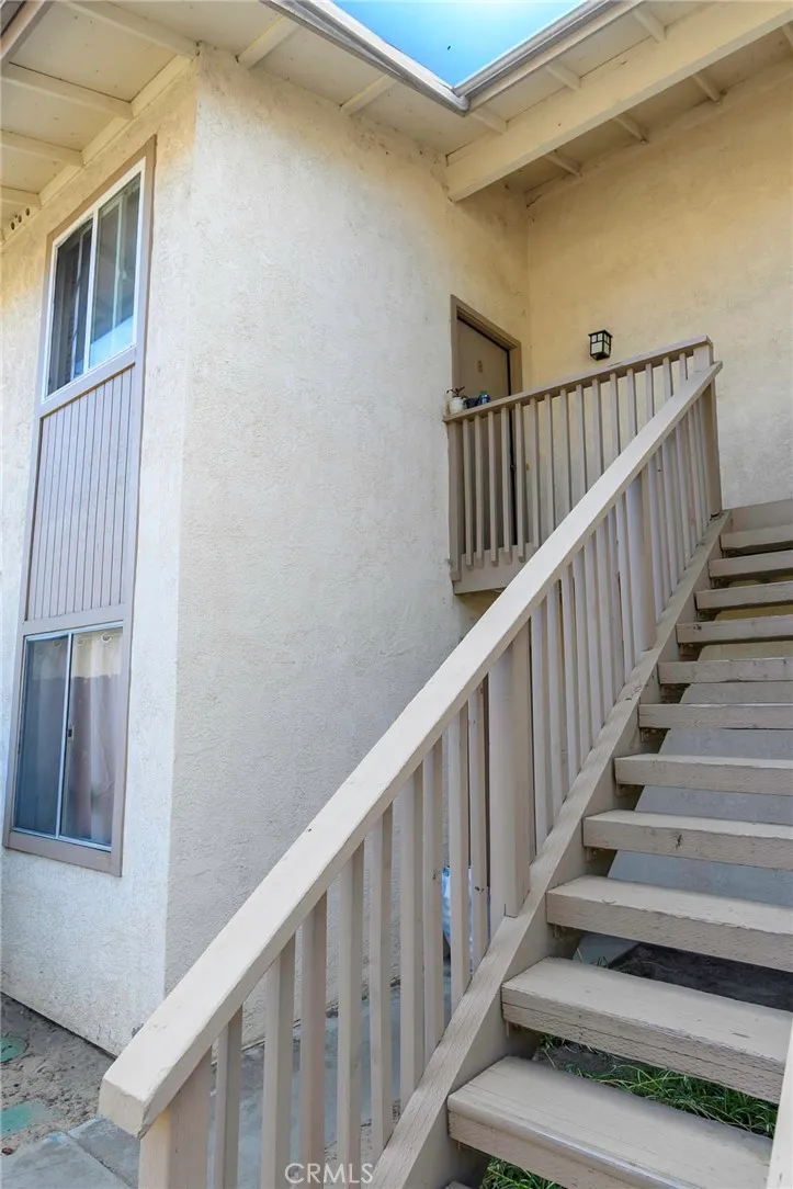 Stairs to the condo