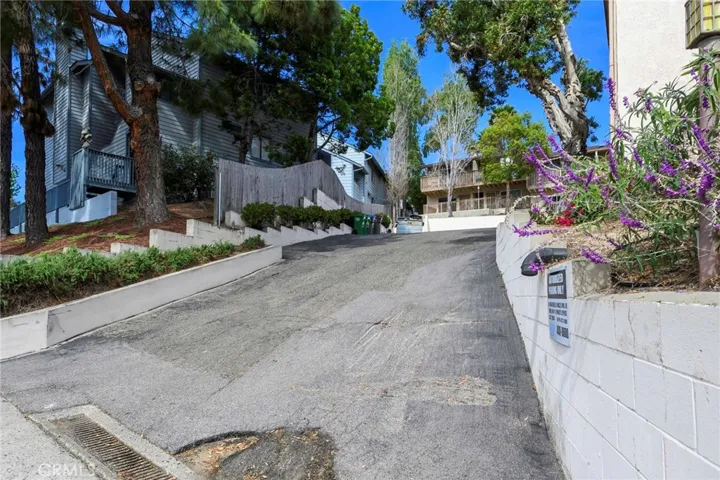 Entrance to complex