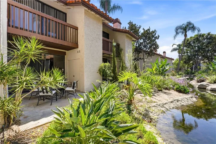 Ground level private Lanai, set along a scenic stream