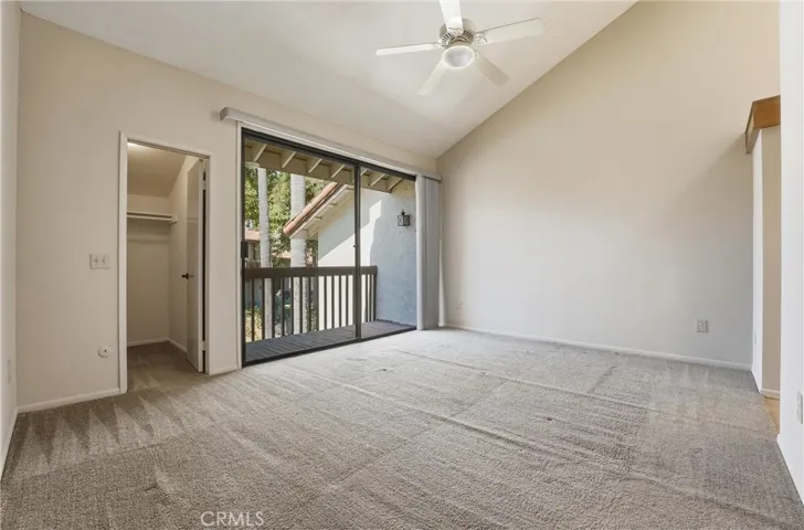 Upstairs Primary bedroom with its own private balcony right above the Lanai