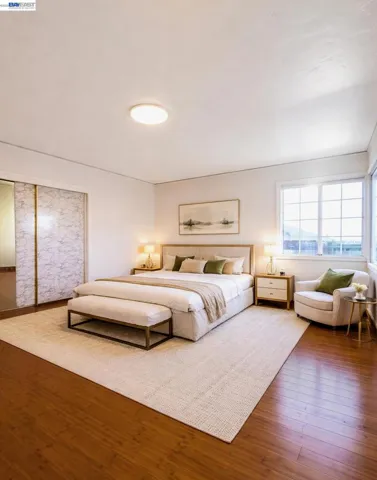 Bedroom 1 (virtually staged)