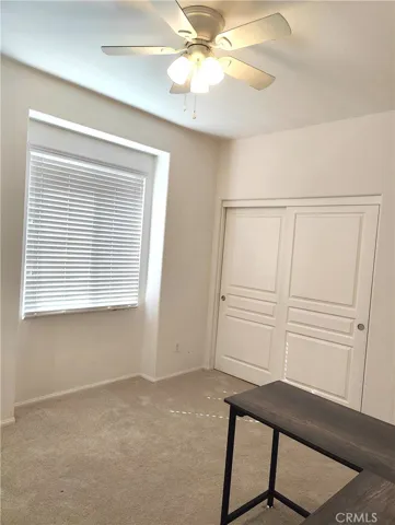 Bedroom #1 with ceiling Fan