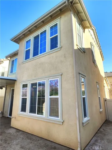 Back view of house