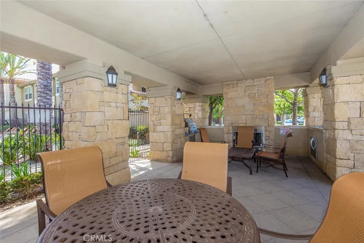 Shaded tables and BBQ's are part of the common areas