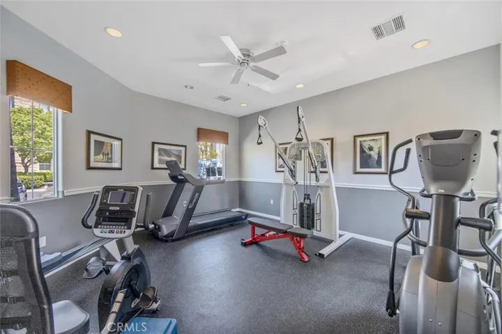 Onsite Gym/exercise room is one of the perks of this community