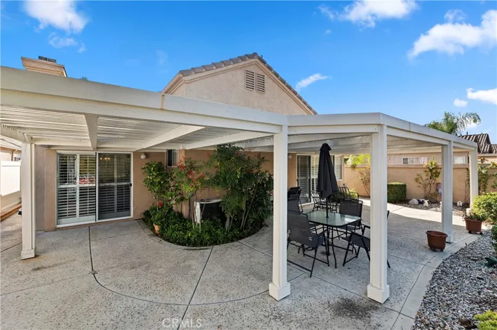 Rear Covered Patio