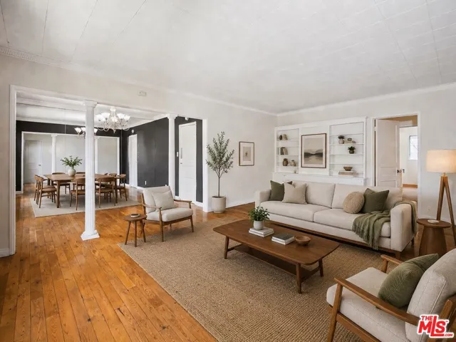 Virtually Staged Living Room a