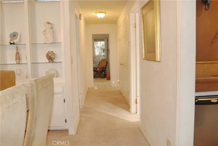 VIEW OF HALLWAY FROM LIVING AREA
