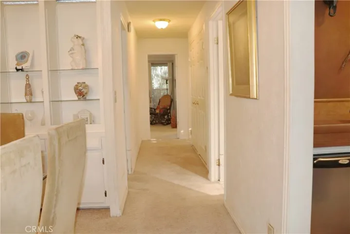 VIEW OF HALLWAY FROM LIVING AREA