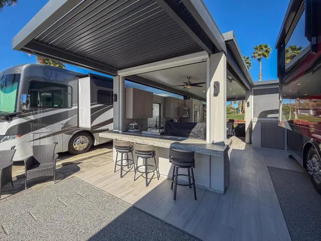 414 pergola golf course RV lot
