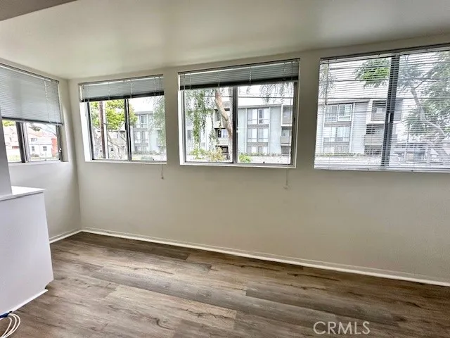 enclosed balcony area