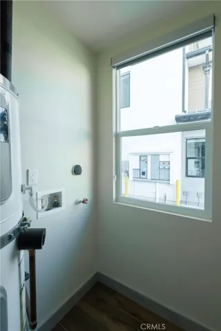 Laundry hookup in garage