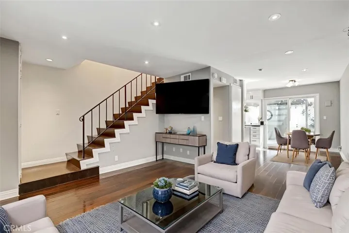 Living Room virtually Staged.