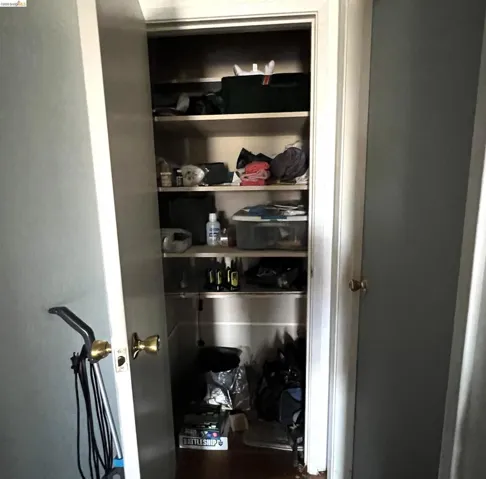 View of closet