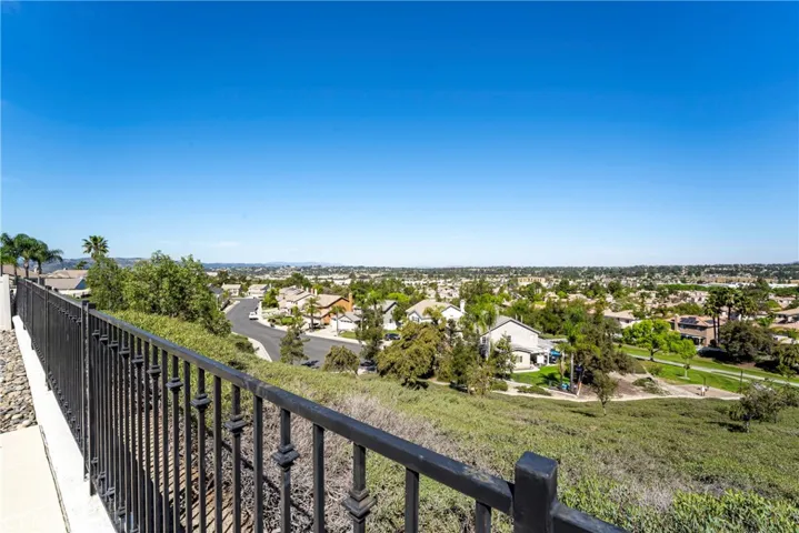 Incredible unobstructed views with no house behind