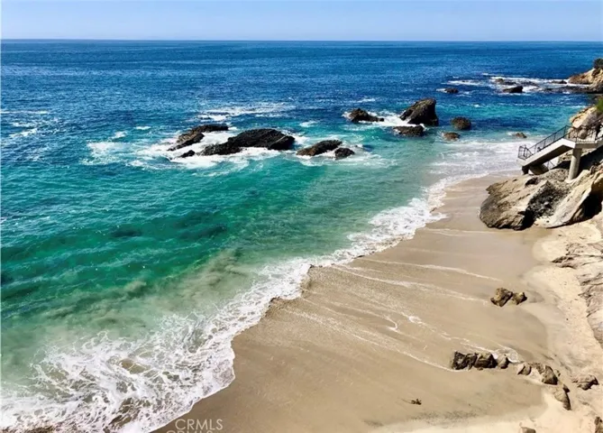 Beautiful Woods Cove Beach, just steps away!