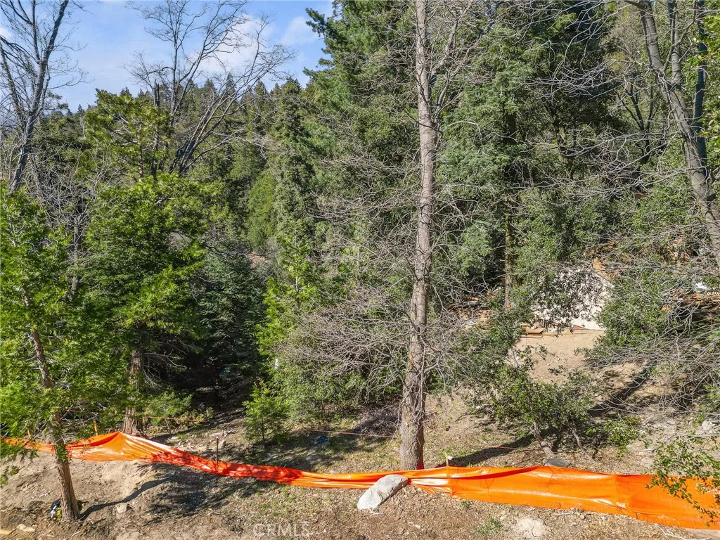 Ground view from south adjacent lot