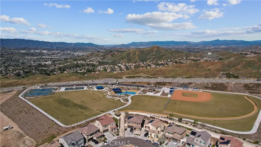 Baseball field, Basketball courts, soccer, tennis courts, and Park