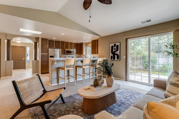 Family room to kitchen