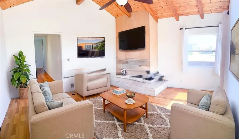 Livingroom virtually staged