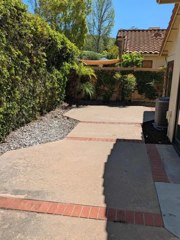 Rear Patio area