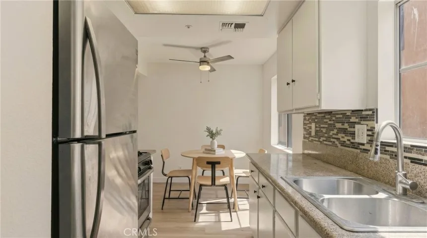 Virtual staged kitchen