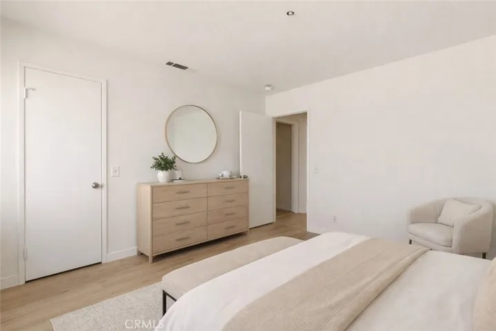 Virtual staged bedroom