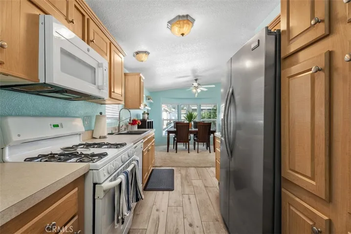 Kitchen off by family dining