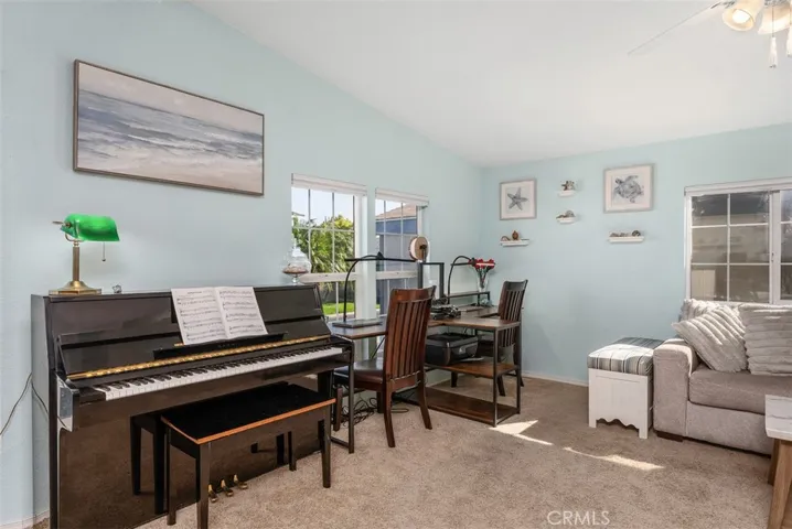 Study area for 2 little kids w/piano practice