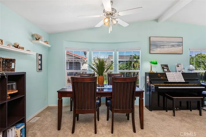Family dining w/ plenty of natural light