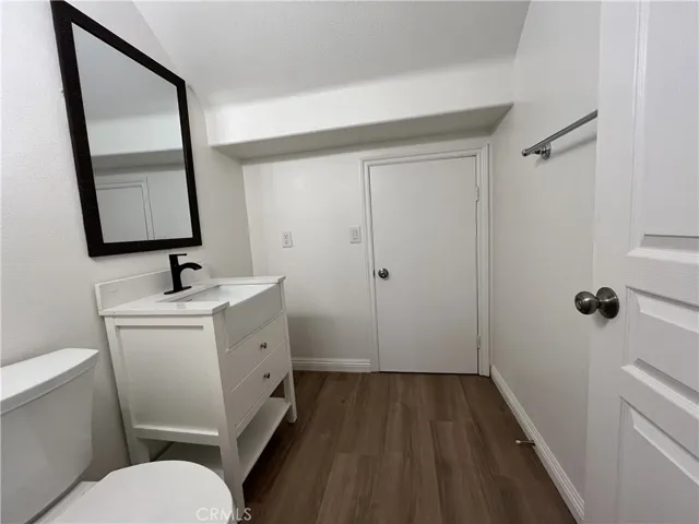 Downstairs powder room
