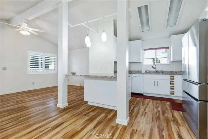 Toward kitchen