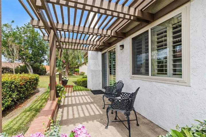 Second patio off of living room.