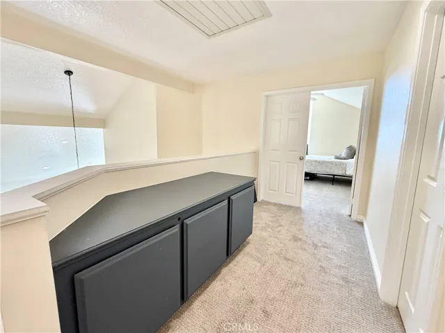 Upstairs hall linen cabinet