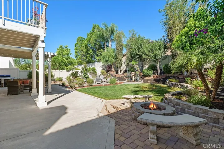 Backyard other Fire pit area
