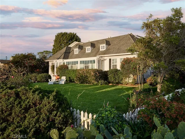 expansive front yard