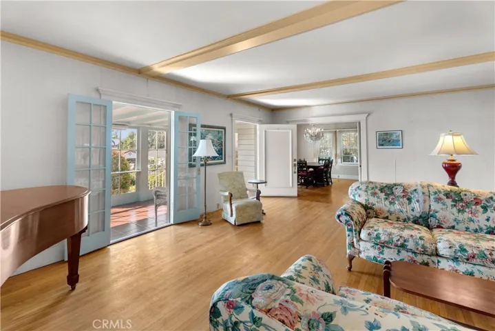 sprawling living room